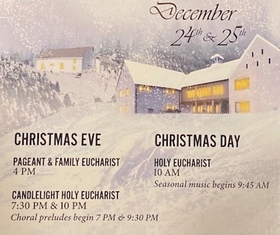 Christmas Eve – Three services