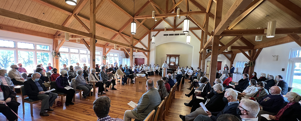 Barn Church service